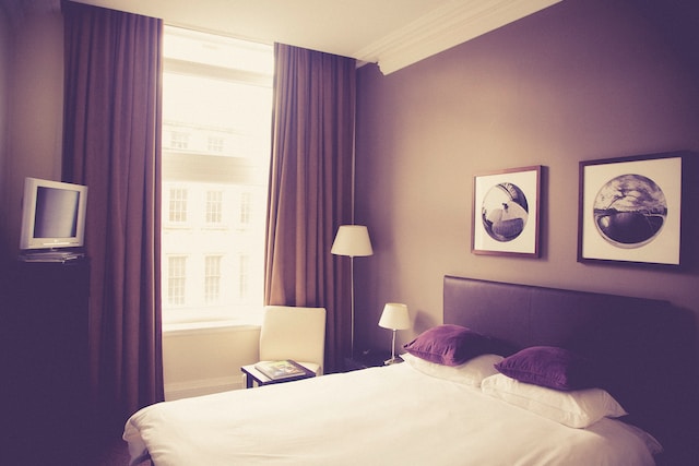 modern hotel room in newcastle